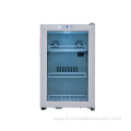 Glass door makeup skin care beauty fridge